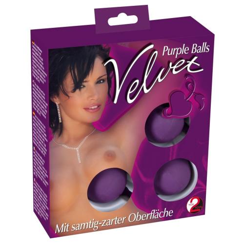 Artikelbild des Artikels “Velvet Purple Balls 3er Kugeln “
