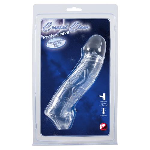 Artikelbild des Artikels “Crystal Clear Penis Sleeve with extension & ball ring “