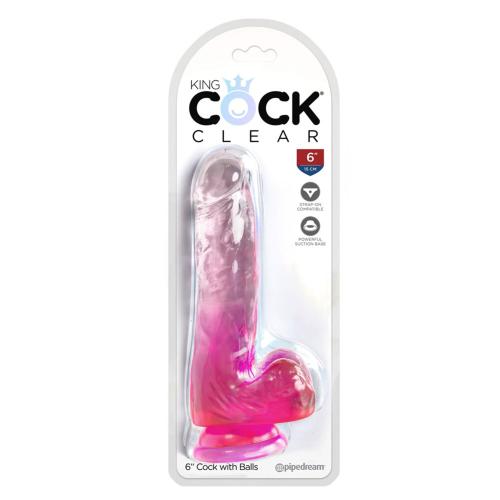 Artikelbild des Artikels “KingCockClear 6 with balls pink “