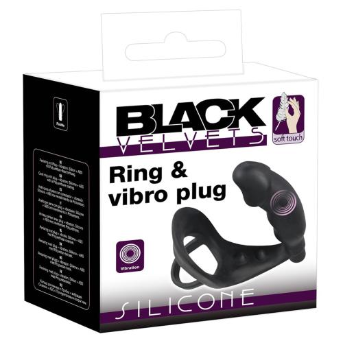 Artikelbild des Artikels “Black Velvets ring + vibro plug “