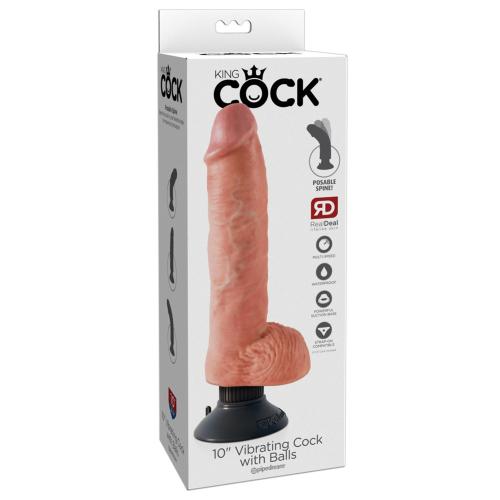 Artikelbild des Artikels “King Cock 10inch Vibr./w.balls “