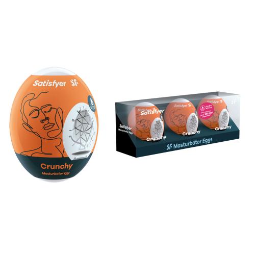 Artikelbild des Artikels “SATISFYER Men Masturbator Egg Crunchy 3er Set “