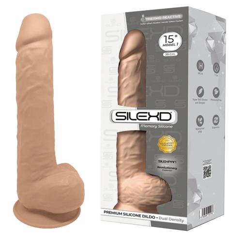 Artikelbild des Artikels “SILEXD Dual Density Silicone Dildo Model 1 flesh (15