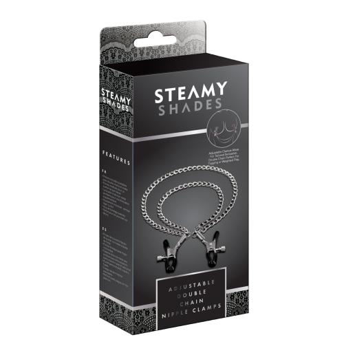 Artikelbild des Artikels “STEAMY SHADES Adjustable Double Chain Nipple Clamps “