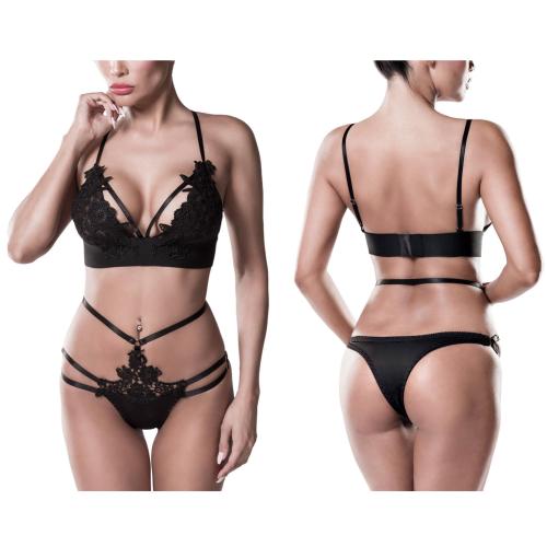 Artikelbild des Artikels “GREY VELVET 2-tlg.Set (Bralette, brazilian Slip) S “