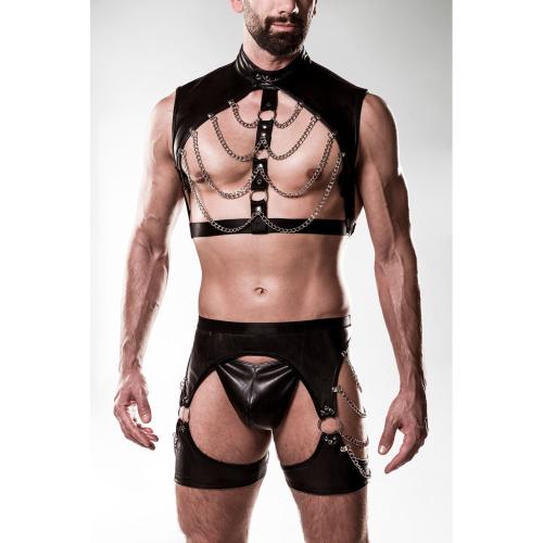 Artikelbild des Artikels “GREY VELVET MEN 3-teiliges Ketten Set m. Chaps S-M “