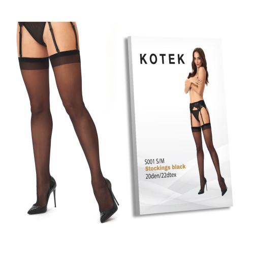 Artikelbild des Artikels “KOTEK Strapsstrümpfe S001 schwarz S/M “