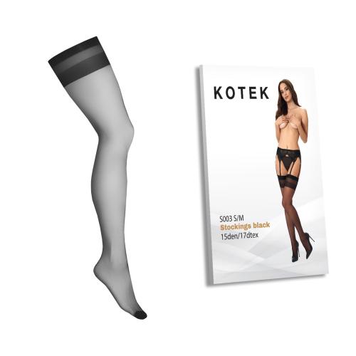 Artikelbild des Artikels “KOTEK Strapsstrümpfe S003 schwarz S/M “