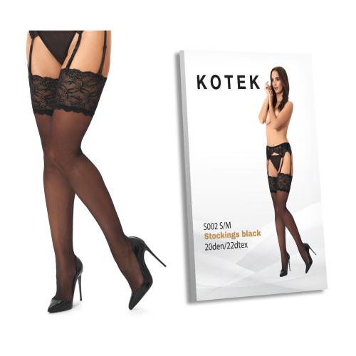 Artikelbild des Artikels “KOTEK Strapsstrümpfe S002 schwarz S/M “