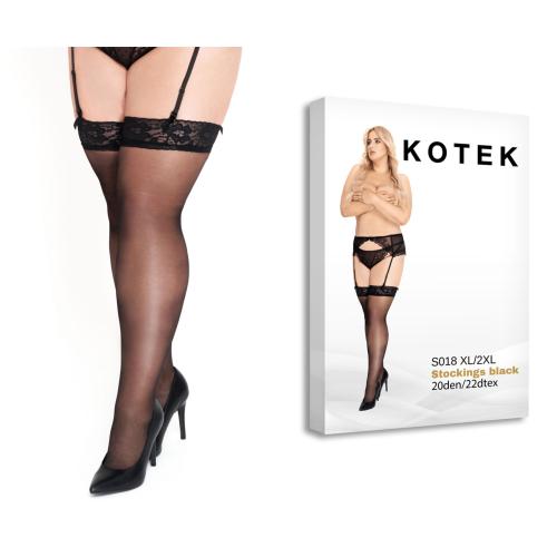 Artikelbild des Artikels “KOTEK Strapsstrümpfe S018 schwarz XL/2XL “