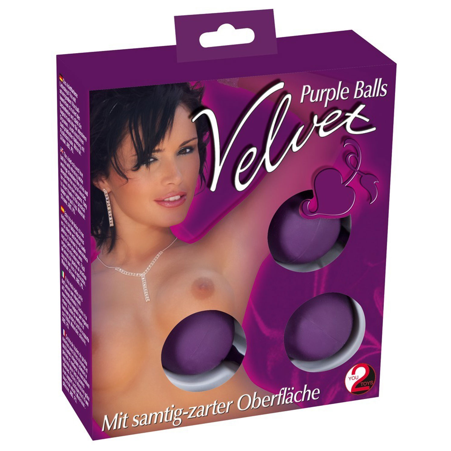  Artikelbild 1 des Artikels “Velvet Purple Balls 3er Kugeln “