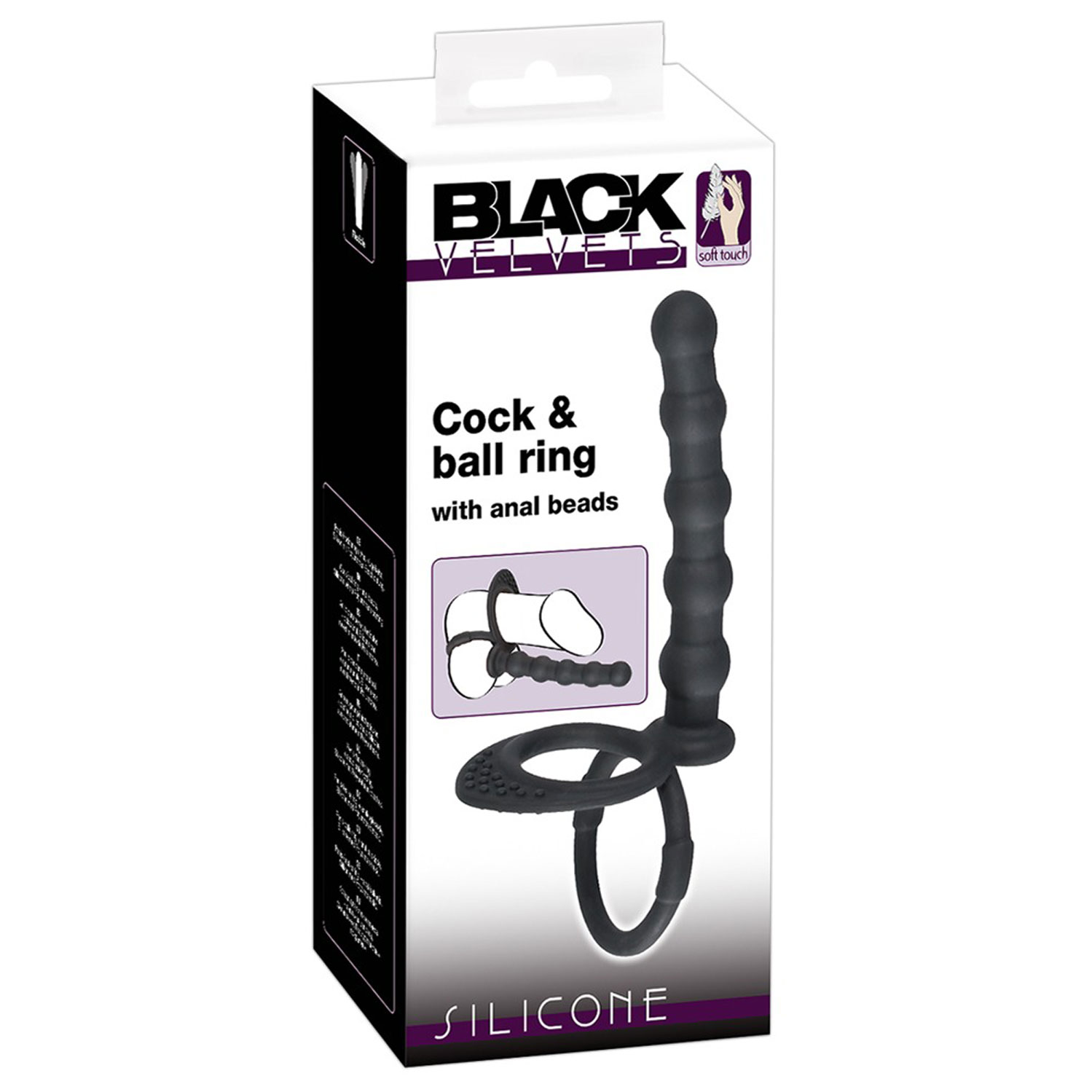  Artikelbild 1 des Artikels “Black Velvets Cock & ball ring “