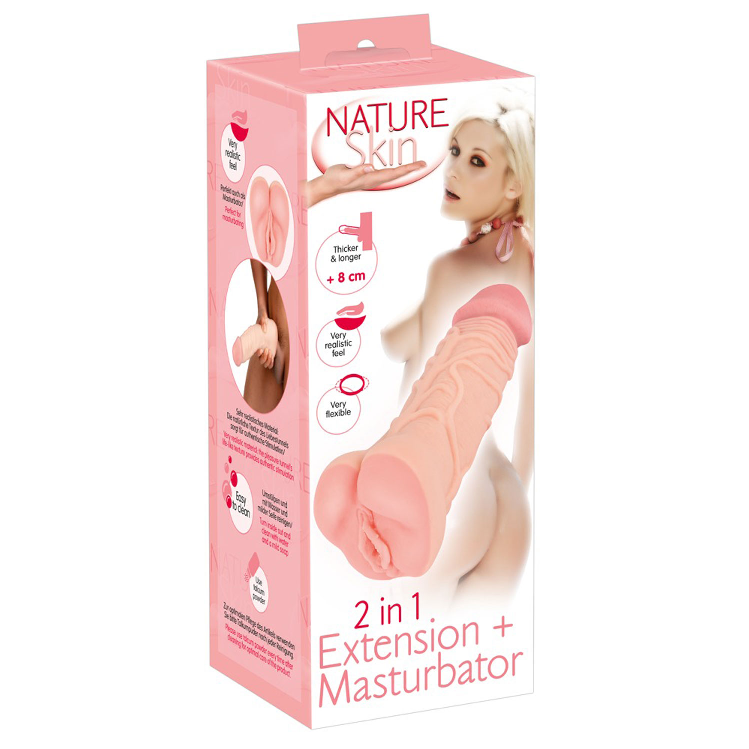  Artikelbild 1 des Artikels “Nature Skin 2in1 Extension+Masturbator “