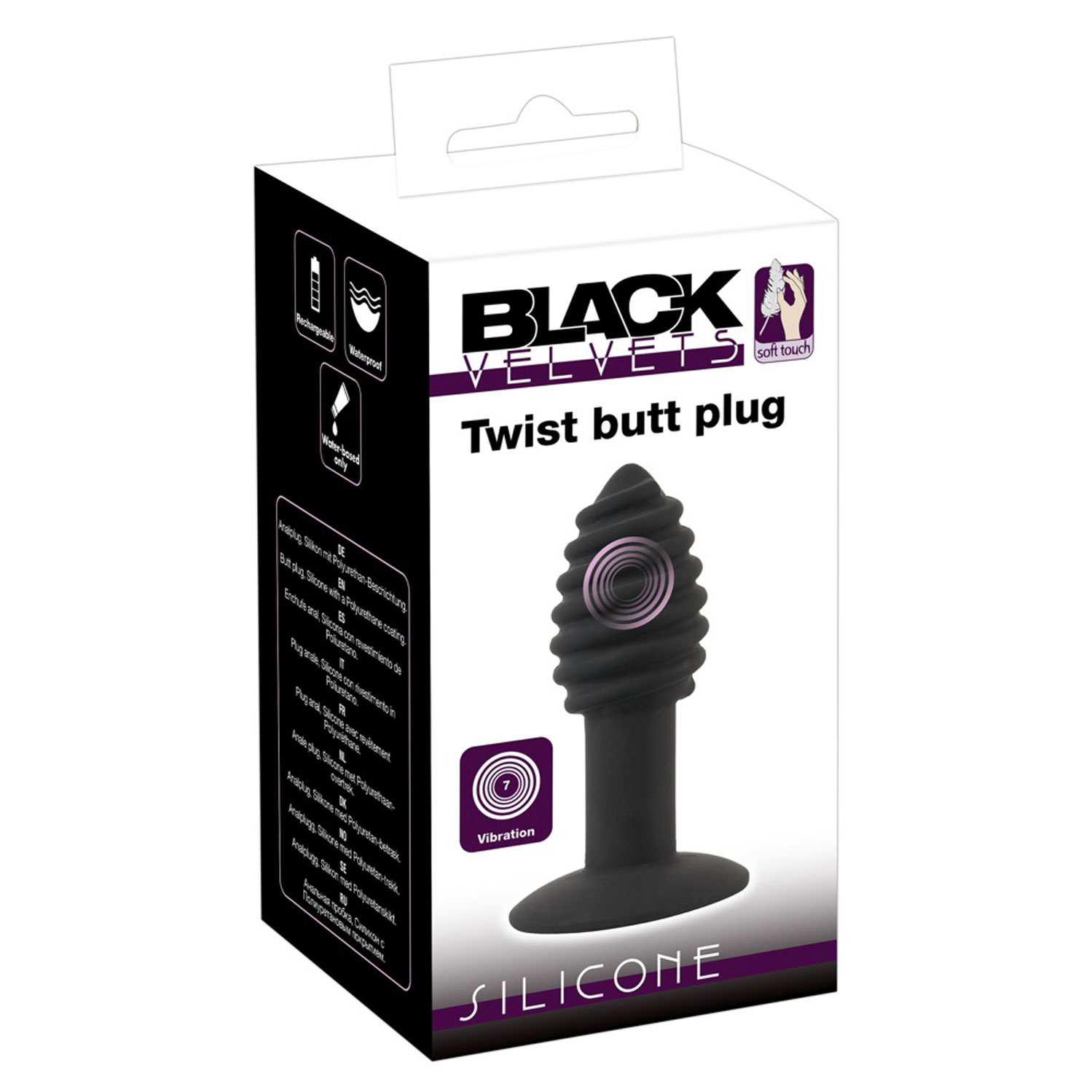  Artikelbild 1 des Artikels “Black Velvets Twist butt plug “