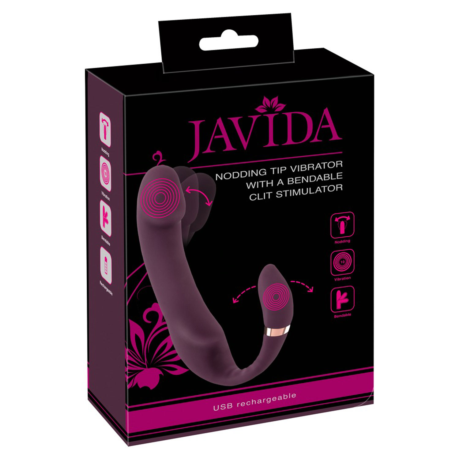  Artikelbild 1 des Artikels “Javida Nodding Tip Vibrator with Stimulator “