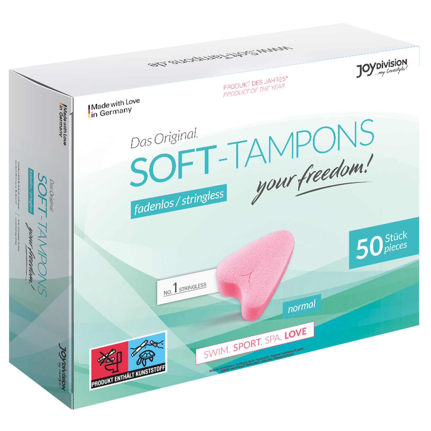  Artikelbild 1 des Artikels “JOYDIV. Soft-Tampons 50er Packung “