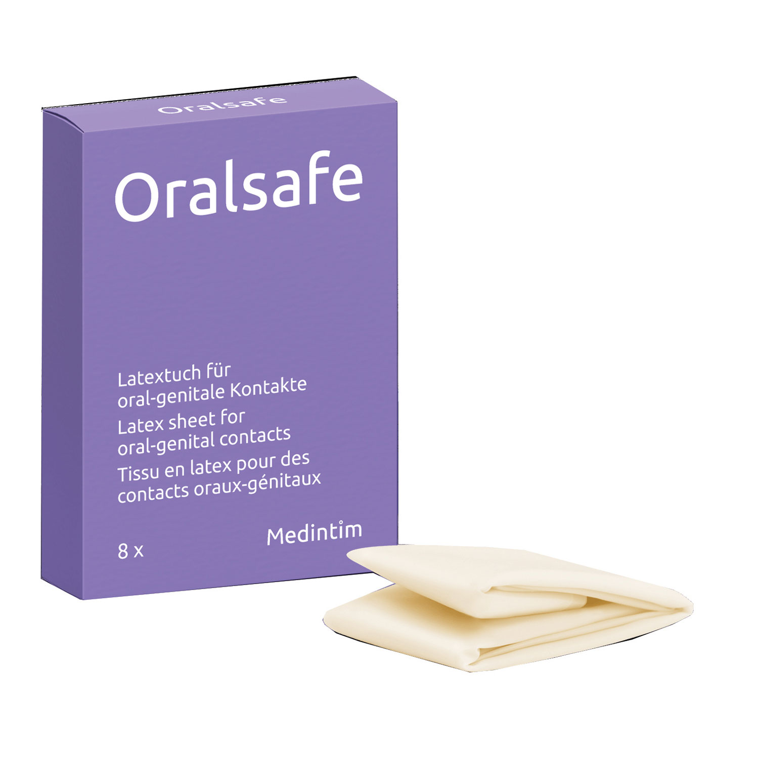  Artikelbild 1 des Artikels “MEDintim ORALsafe Latex-Tücher Vanille “
