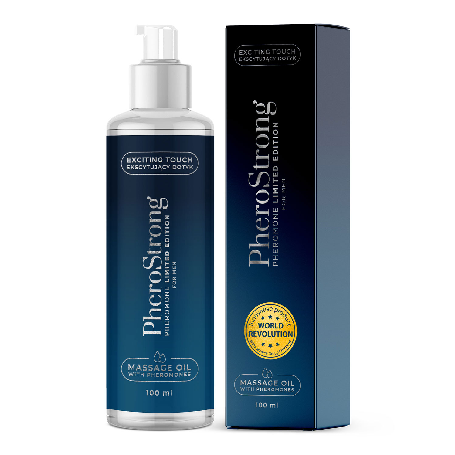  Artikelbild 1 des Artikels “PheroStrong Limited Edition Massage Oil Men 100ml “