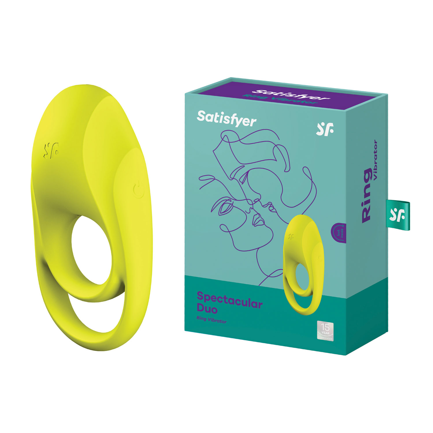  Artikelbild 1 des Artikels “SATISFYER Spectacular Duo Ring Vibrator neon green “