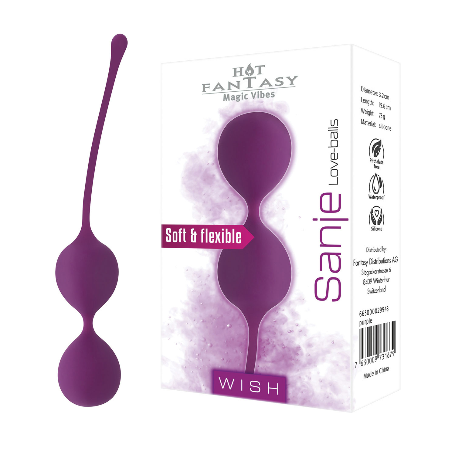  Artikelbild 1 des Artikels “HOT FANTASY WISH Sanje Love-balls purple “