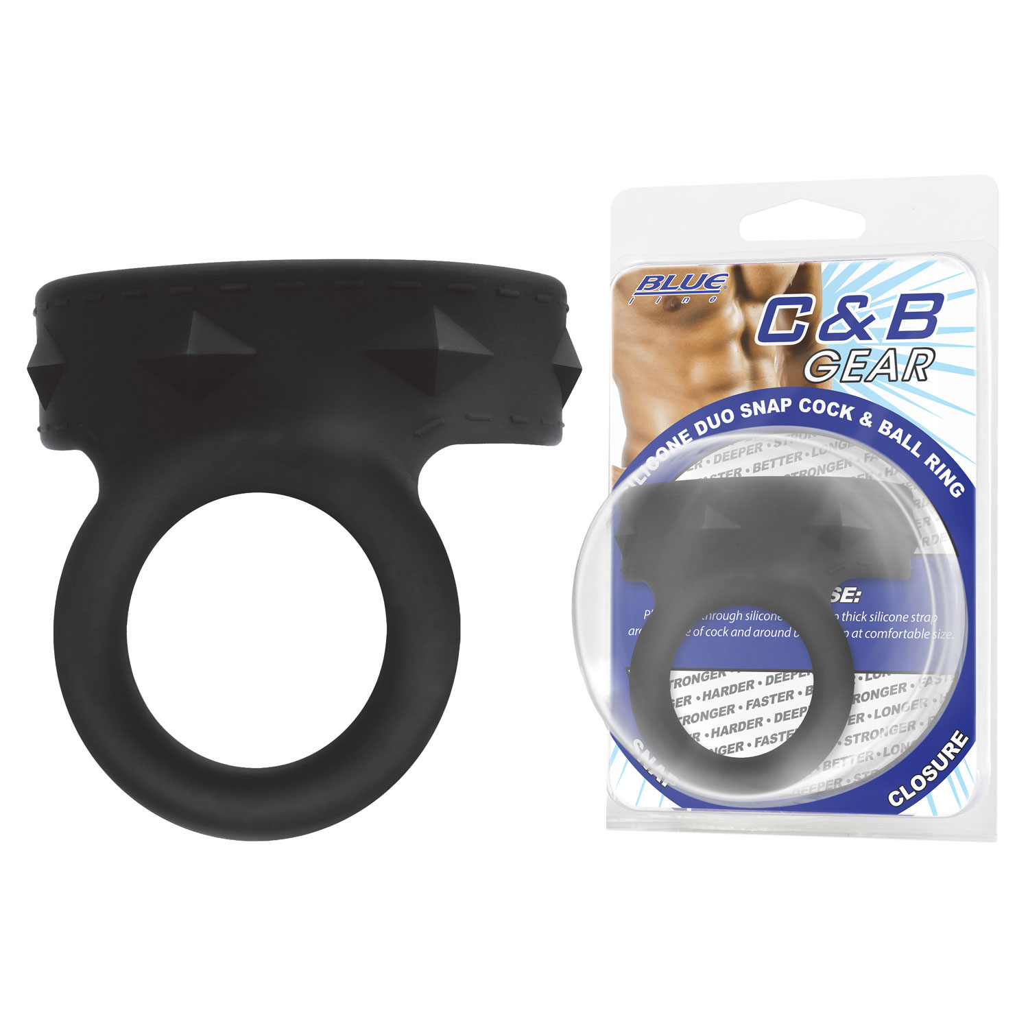  Artikelbild 1 des Artikels “BLUE LINE C&B GEAR Silicone Duo Snap Cock & Ball Ring “