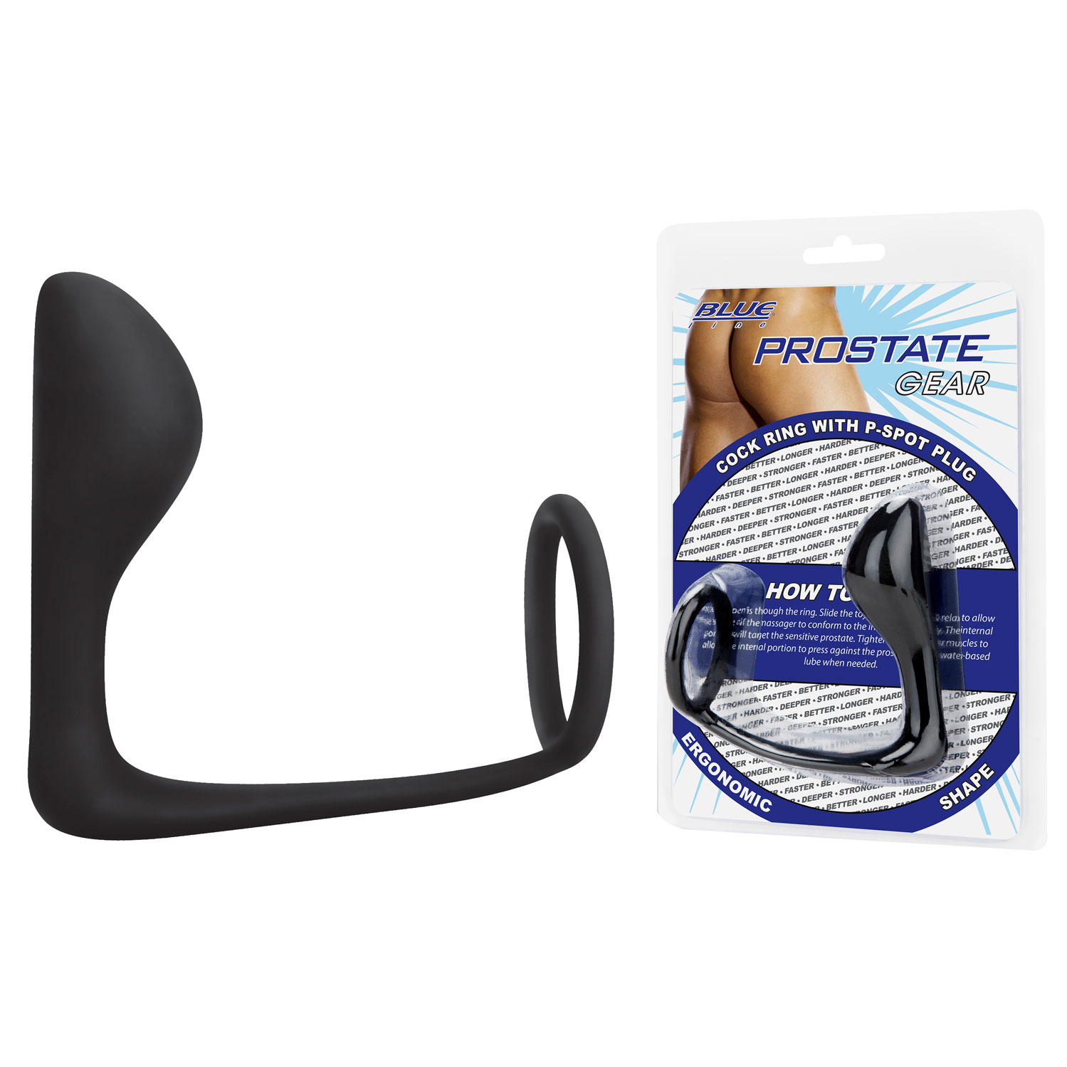  Artikelbild 1 des Artikels “BLUE LINE C&B GEAR Cock Ring with P-Spot Plug “