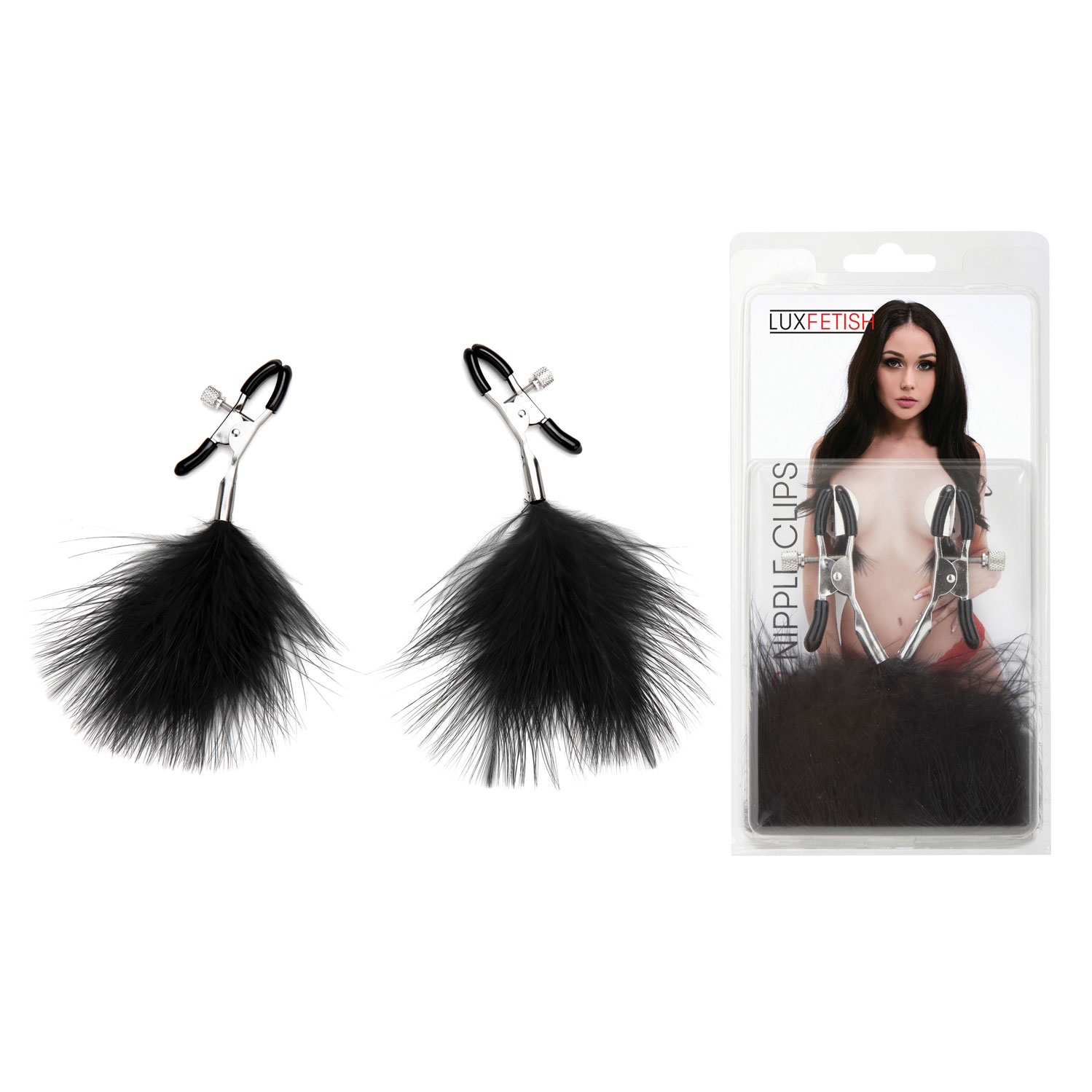  Artikelbild 1 des Artikels “LUX FETISH Feather Nipple Clips “