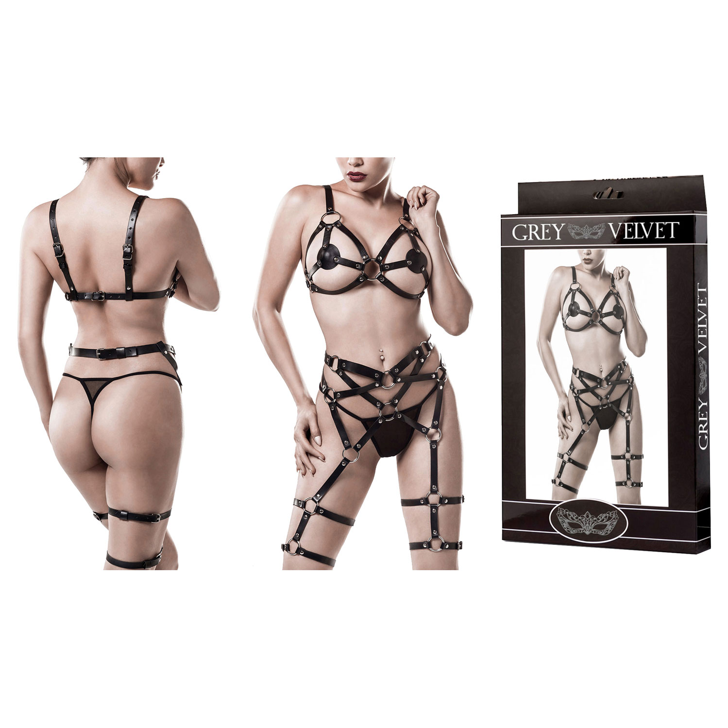 Artikelbild 1 des Artikels “GREY VELVET 3-teiliges Erotik-Set S-M “