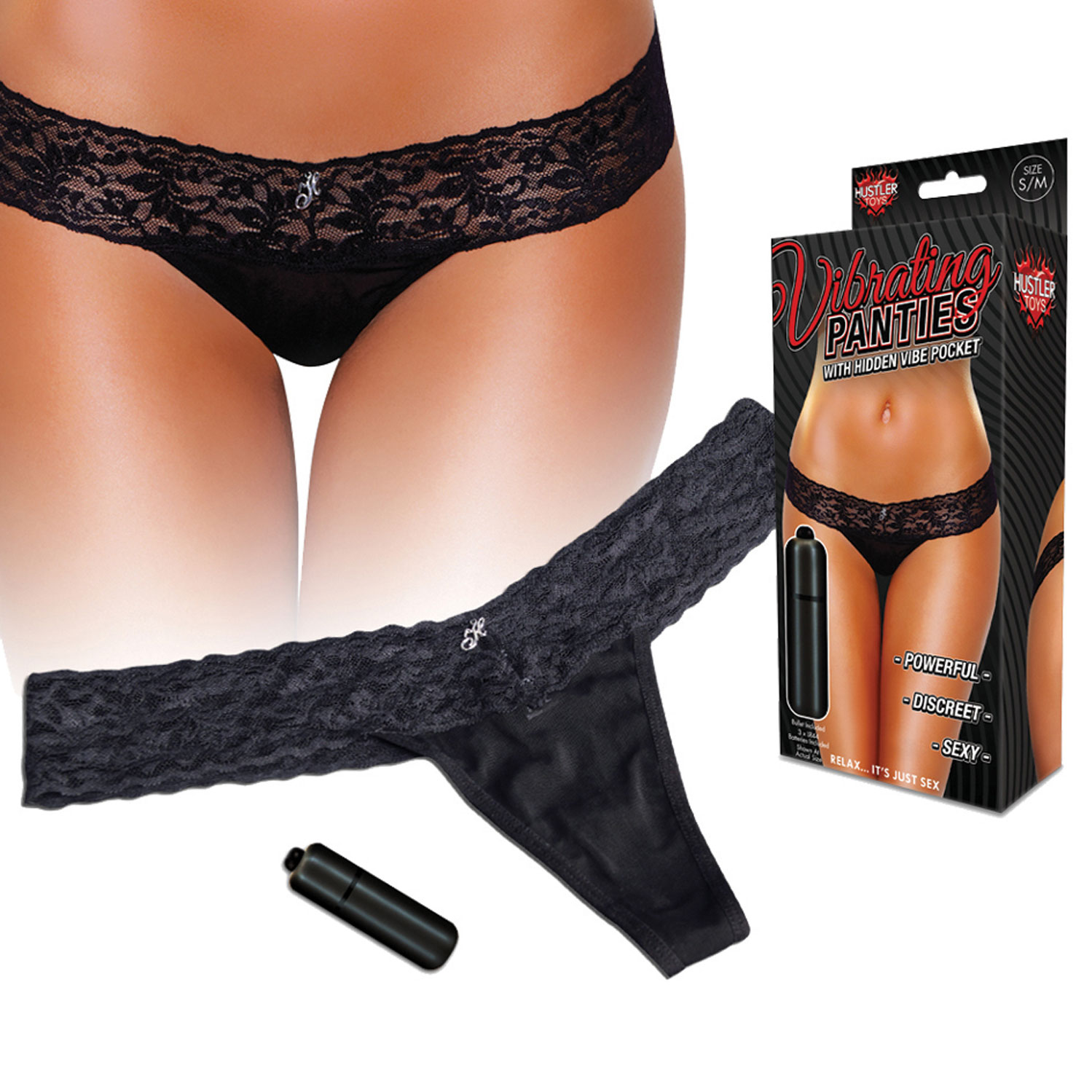  Artikelbild 1 des Artikels “HUSTLER Vibrating Panties slim black S/M “