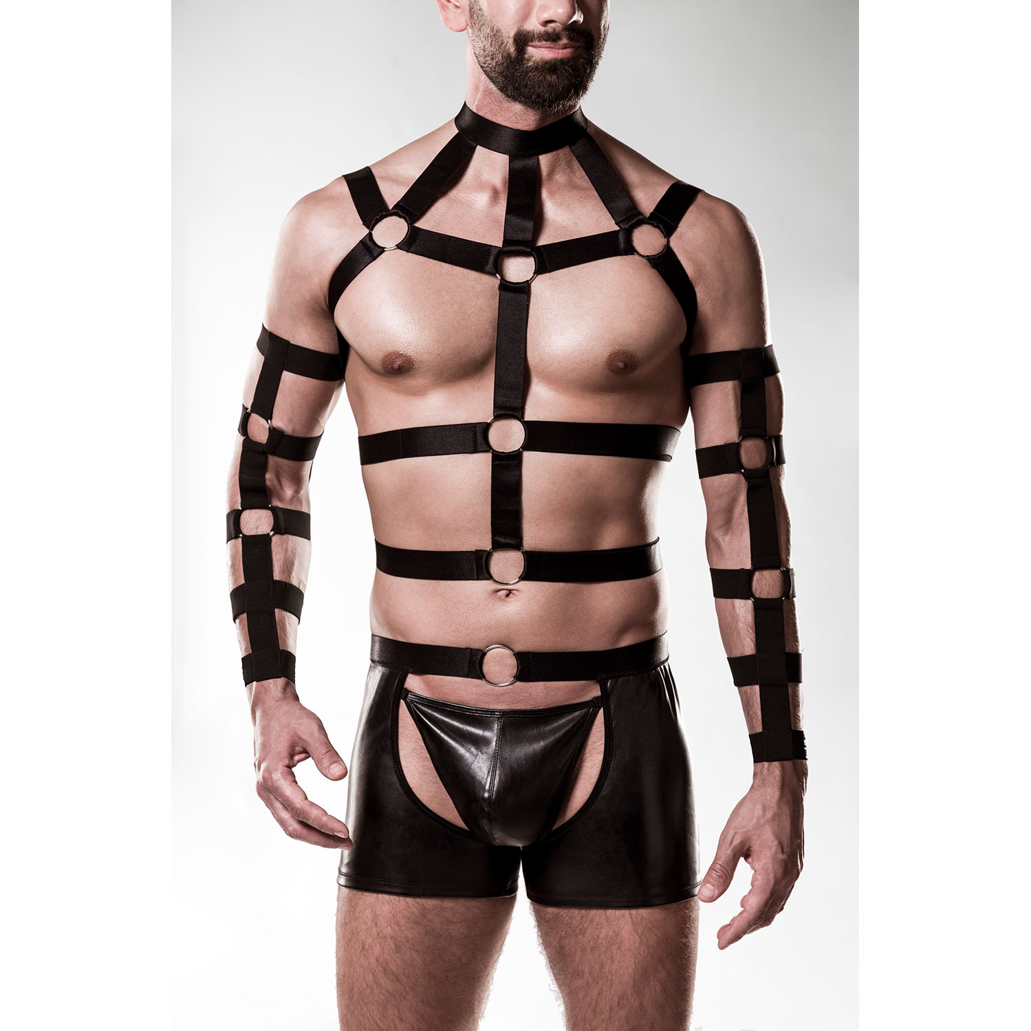 Artikelbild 1 des Artikels “GREY VELVET MEN 4-teiliges Harness Set S-M “