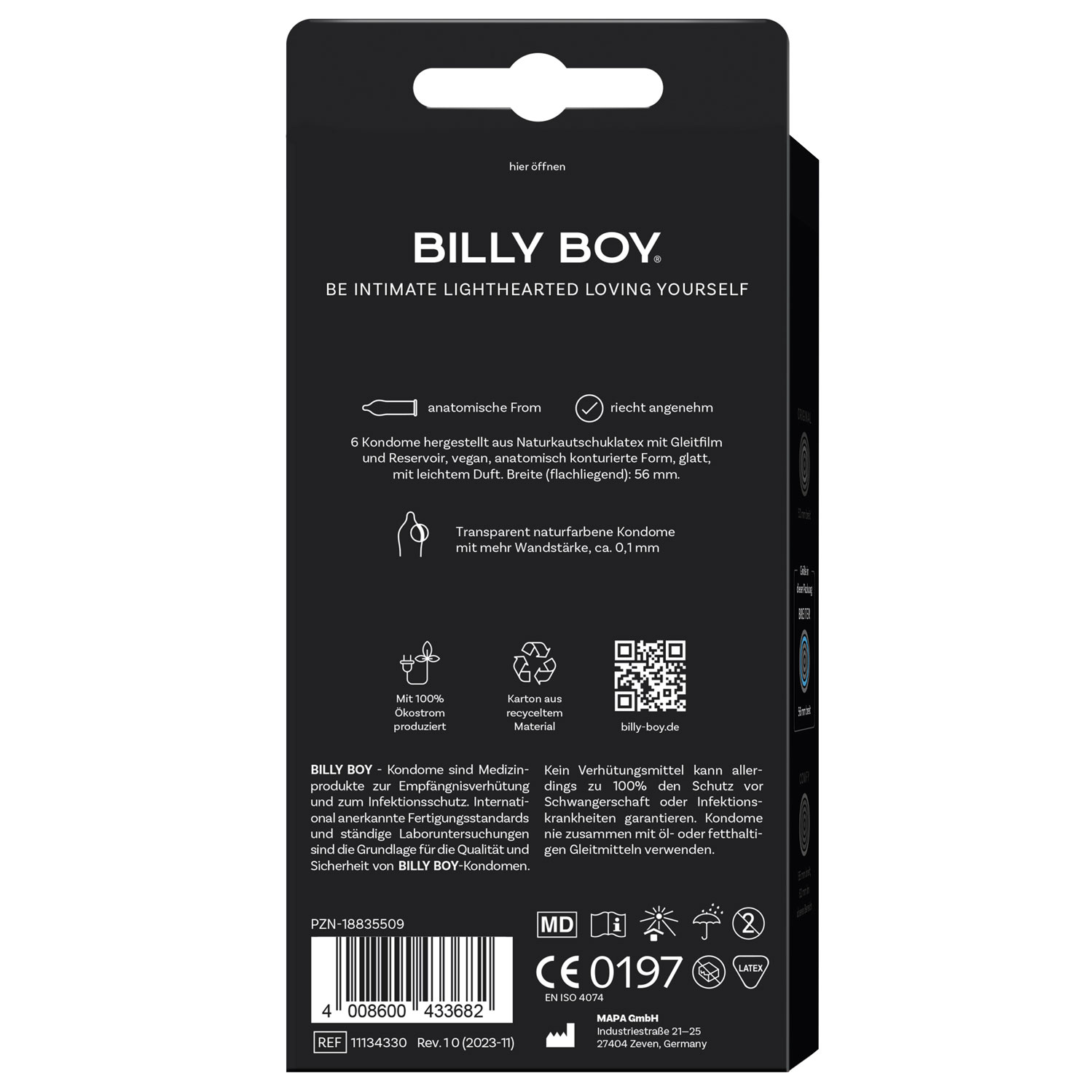  Artikelbild 2 des Artikels “BILLY BOY Sicheres Gefühl 6 St. SB-Pack. “