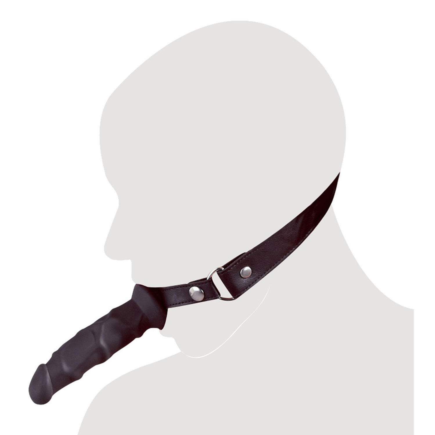 Artikelbild 5 des Artikels “Lederimitat Knebel mit Dildo “