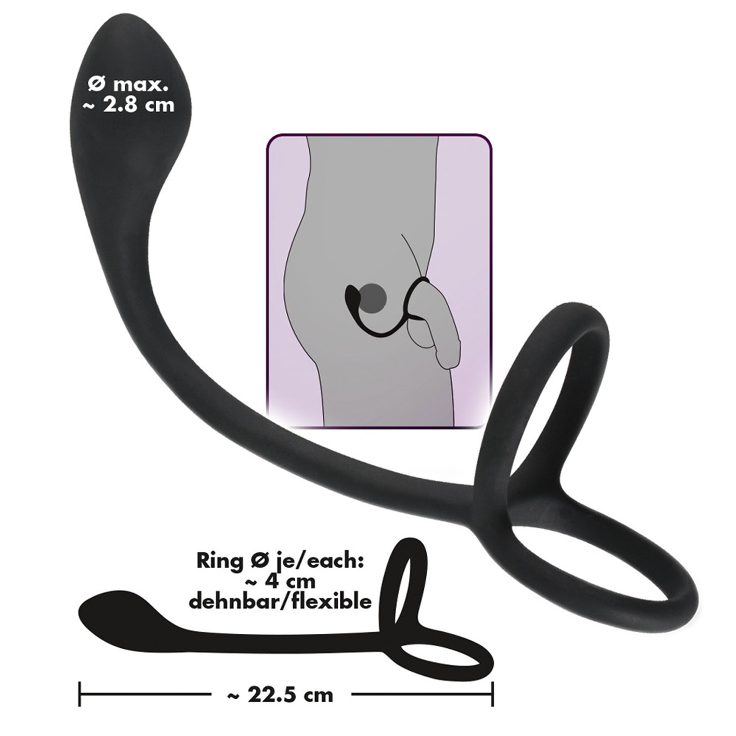  Artikelbild 7 des Artikels “Black Velvets Cock + Ball ring “